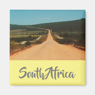 Íman Ímã de Vista da Estrada Rural da África do Sul