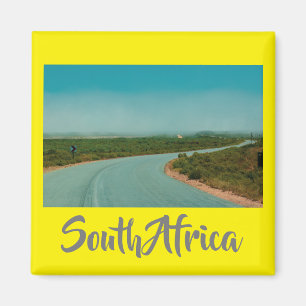 Íman Ímã de Vista de Montanha da Paisagem da África do 