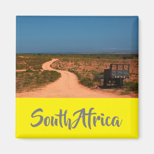 Íman Ímã de Vista de Paisagem Rural da Fazenda Sul-Afri