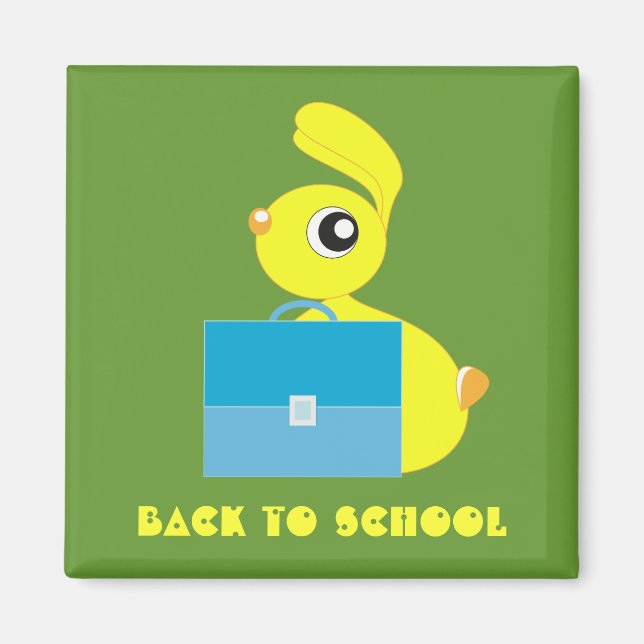 Íman Ímã de volta à escola (Frente)