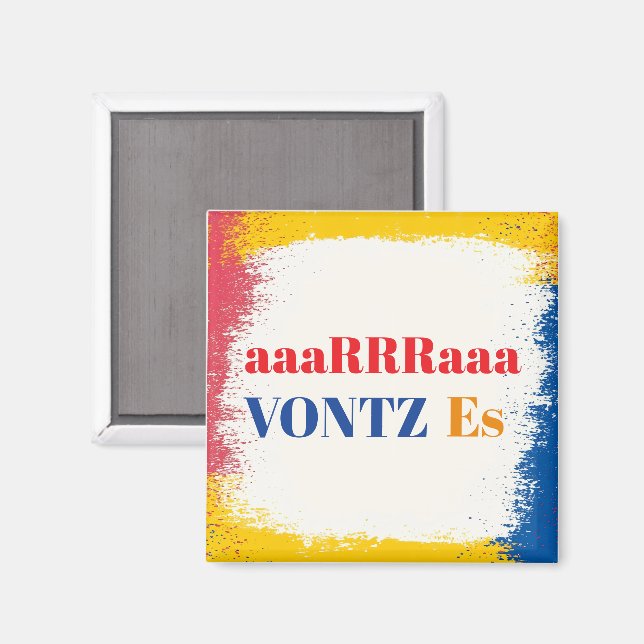 Íman Ímã de Vontz (Front/Back)