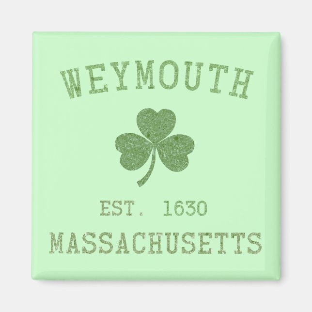 Íman Ímã de Weymouth MA (Frente)