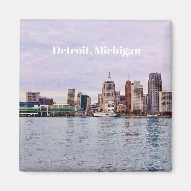 Íman Ímã Detroit Michigan  (Frente)