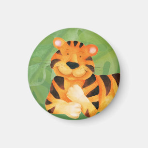 Íman Ímã diário do tigre bonito do gato grande