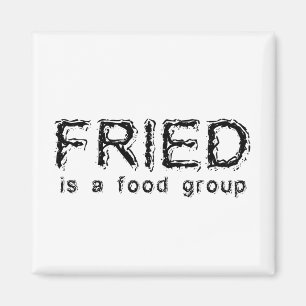 Íman Ímã Divertido Comida Frita É Um Grupo Alimentar