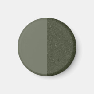 Íman Ímã Dividido Verde Musgo Moderno – Personalizável