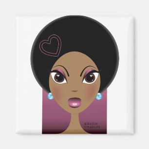 Íman Ímã do amor do Afro
