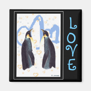 Íman Ímã do amor dos pinguins