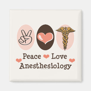 Íman Ímã do Anesthesiology do amor da paz