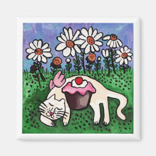 Íman Ímã do anjo do gatinho do sono