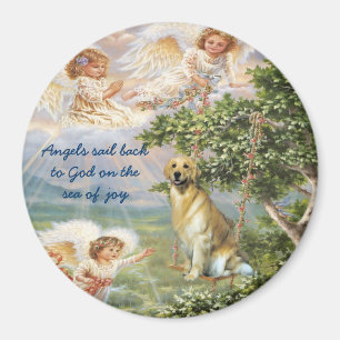 Íman Ímã do anjo do golden retriever