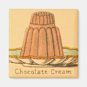 Íman Ímã do bolo do creme do chocolate da sobremesa d