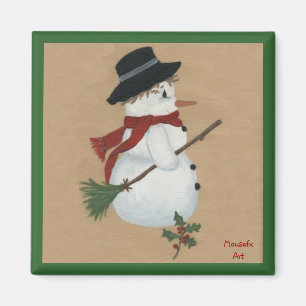 Íman Ímã do boneco de neve do país