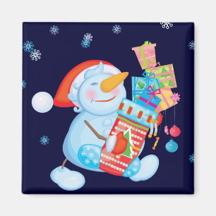 Íman Ímã do boneco de neve para presentes