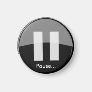Íman Ímã do botão de PAUSA