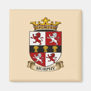 Íman Ímã do Brasão de Armas da Família Murphy