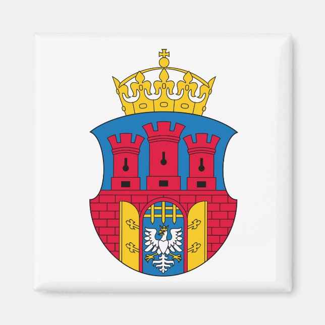 Íman Ímã do Brasão de Armas de Cracóvia (Frente)