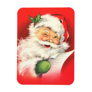 Íman Ímã do cabo flexível do papai noel do vintage
