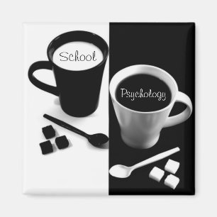 Íman Ímã do café da psicologia da escola