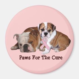 Íman Ímã do cancro da mama do buldogue