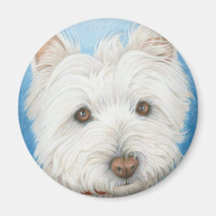 Íman Ímã do cão de Westie