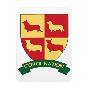 Íman Ímã do carro da nação do Corgi