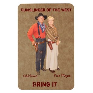 Íman Ímã do casal do Gunslinger