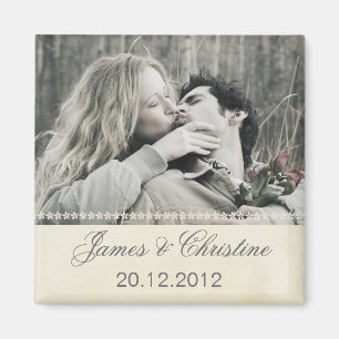 Íman Ímã do casamento com sua foto