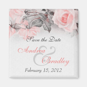 Íman Ímã do casamento do rosa do rosa da prímula do