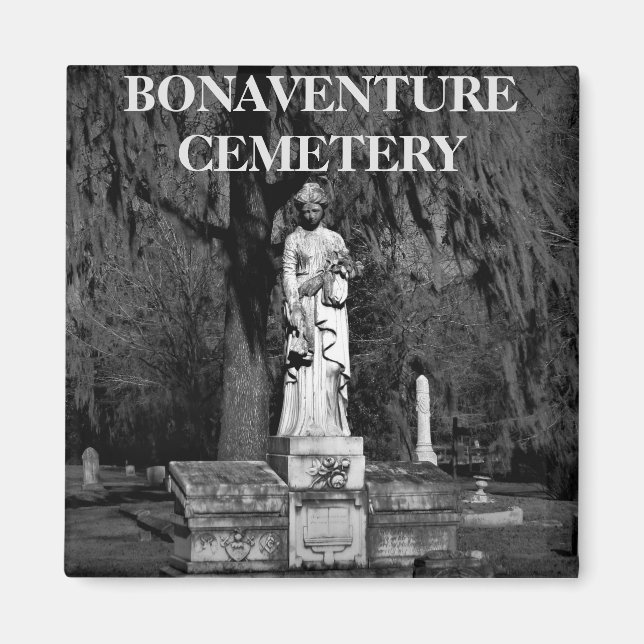 Íman ímã do cemitério de Bonaventure (Frente)