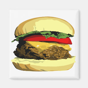 Íman Ímã do cheeseburger
