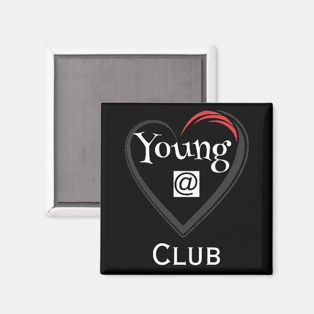 Íman Ímã do Clube Jovem de Coração (Front/Back)