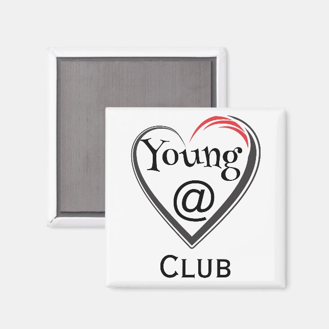 Íman Ímã do Clube Jovem de Coração (Front/Back)