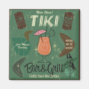 Íman Ímã do cocktail de Tiki Bar&Grill