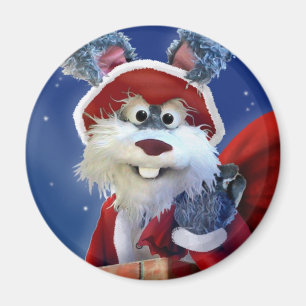 Íman Ímã do coelho do papai noel