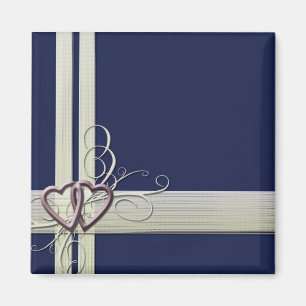 Íman Ímã do coração dos azuis marinhos