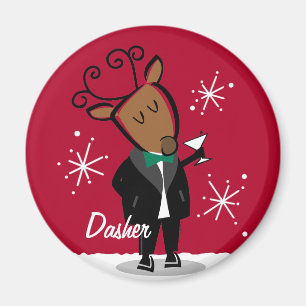 Íman Ímã do costume da rena de Dasher