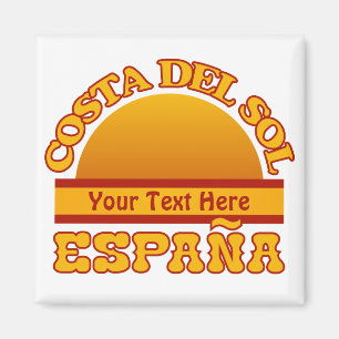 Íman Ímã do costume de Costa del Sol da ESPANHA