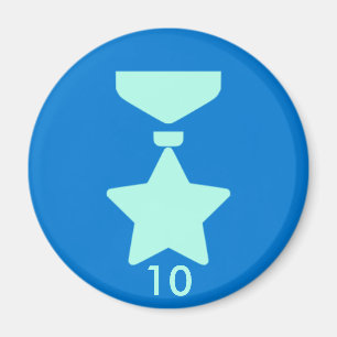 Íman Ímã do crachá - medalha 10