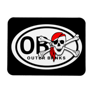 Íman Ímã do crânio de OBX e do pirata dos Crossbones