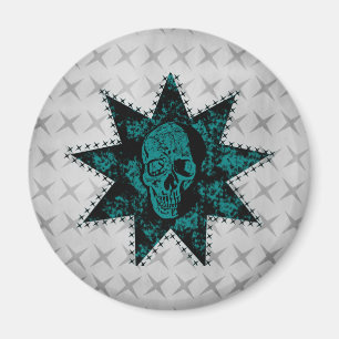 Íman Ímã do crânio do punk (cerceta)