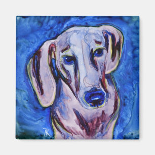 Íman Ímã do Dachshund - "lavanda Doxie "