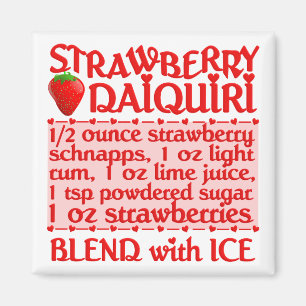Íman Ímã do daiquiri de morango