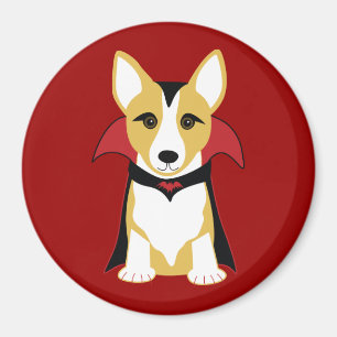Íman Ímã do Dia das Bruxas do vampiro do Corgi