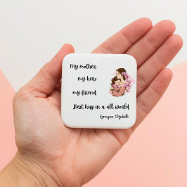 Íman Ímã do Dia das Mães Abraço da Mamãe Personalizado