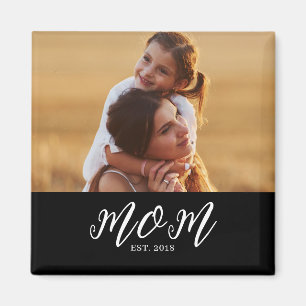 Íman Ímã do Dia das Mães com Foto da Mamãe Estabelecida