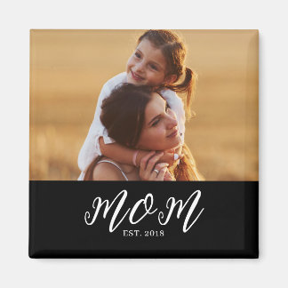 Íman Ímã do Dia das Mães com Foto da Mamãe Estabelecida