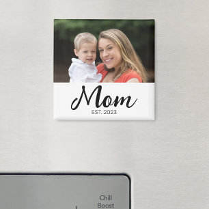 Íman Ímã do Dia das Mães Foto Estabelecida pela Mamãe