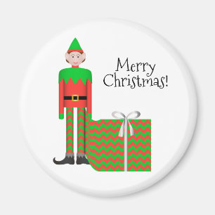 Íman Ímã do duende do Natal - pacote do presente de