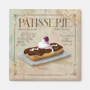 Íman Ímã do Eclair do Patisserie